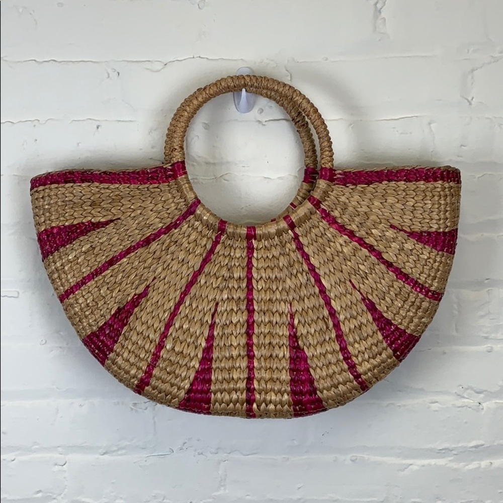 Sea & Grass Half Circle Tote